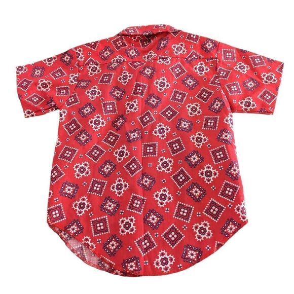 Healthtex vintage red paisley print top size 3T‎ - Picture 3 of 6